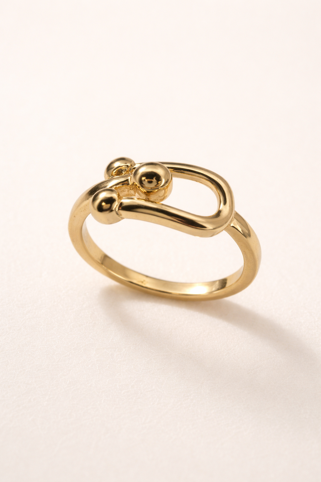 Golden Knot Ring